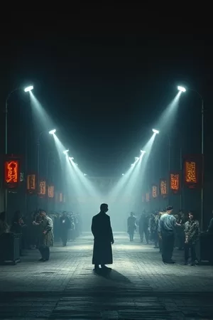 历史剧敦煌夜行沙丘夜色海报