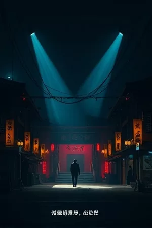 情感剧晚风信箱街角邮筒夜景海报